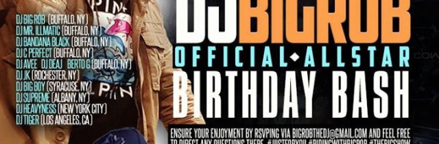 [events] DJ BiG ROB | ALLSTAR BIRTHDAY BASH